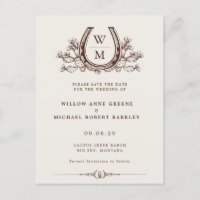 Horseshoe Cactus Western Country Photo Wedding