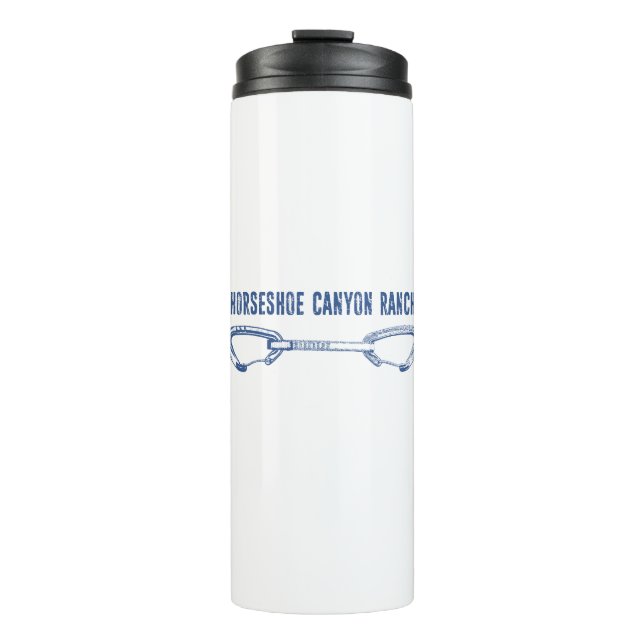 Horseshoe Canyon Ranch Arkansas Climbing Quickdraw Thermal Tumbler (Front)