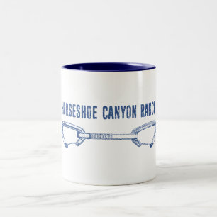 Horseshoe Canyon Ranch Arkansas Climbing Quickdraw Two-Tone Coffee Mug