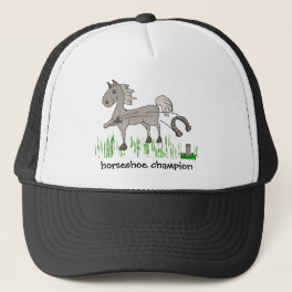 horseshoe champion trucker hat