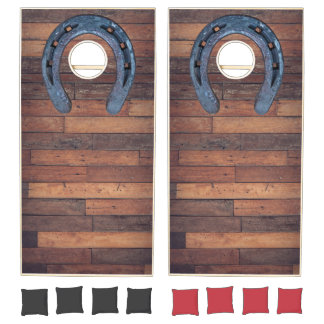 Horseshoe Cornhole Set