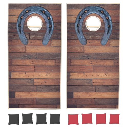 Horseshoe Cornhole Set