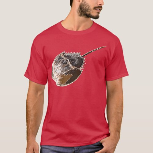 Horseshoe Crab Alternate White Print Classic TShir T_Shirt
