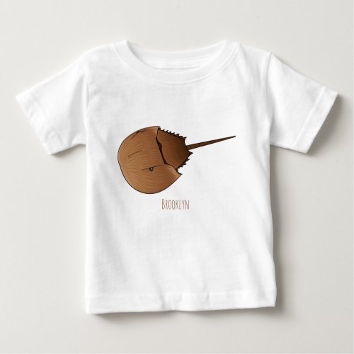 Horseshoe crab cartoon illustration baby T_Shirt