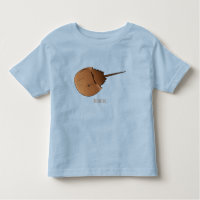 Horseshoe crab cartoon illustration