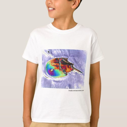 Horseshoe Crab Foil Design T_Shirt