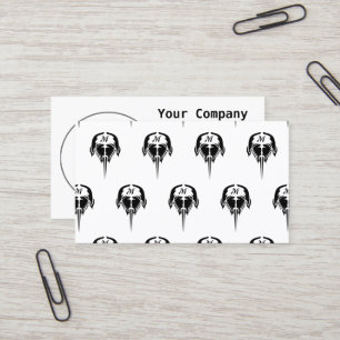 Horseshoe Crab in Tribal Tattoo Style Business Card