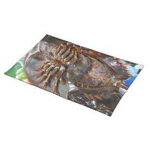 Horseshoe Crab ... Thai Asian Street Food Cloth Placemat