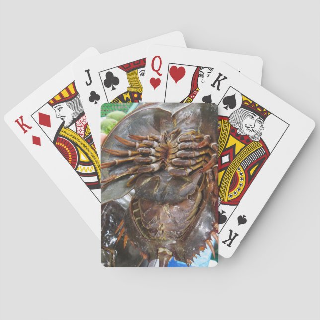 Horseshoe Crab ... Thai Asian Street Food Poker Cards (Back)
