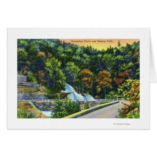 Horseshoe Curve View of Bastion Falls Cards (Front Horizontal)