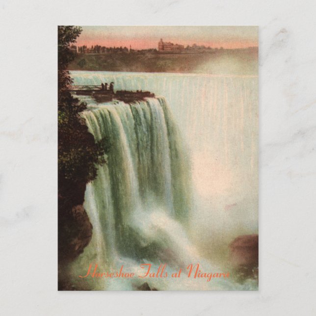 Horseshoe Falls at Niagara Postcard (Front)