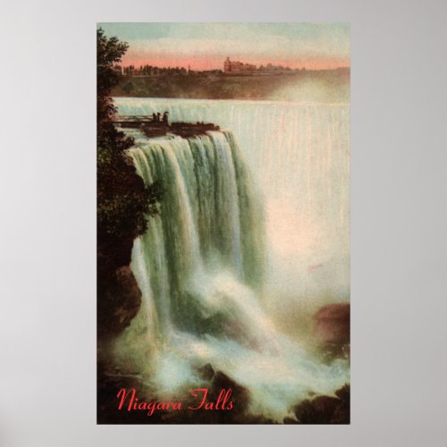 Horseshoe Falls at Niagara Poster