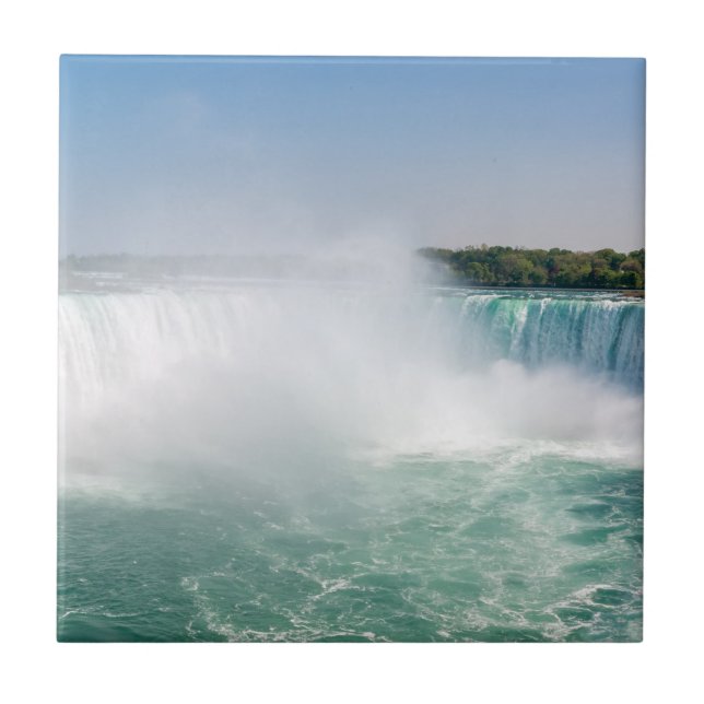 Horseshoe Falls from Niagara Falls - Canada Ceramic Tile (Front)