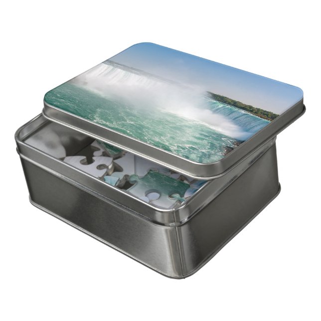 Horseshoe Falls from Niagara Falls - Canada Jigsaw Puzzle (Lid Open)