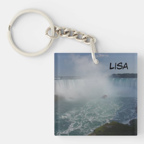Horseshoe Falls in Niagara Falls Keychain