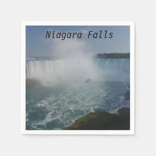 Horseshoe Falls in Niagara Falls Paper Napkins