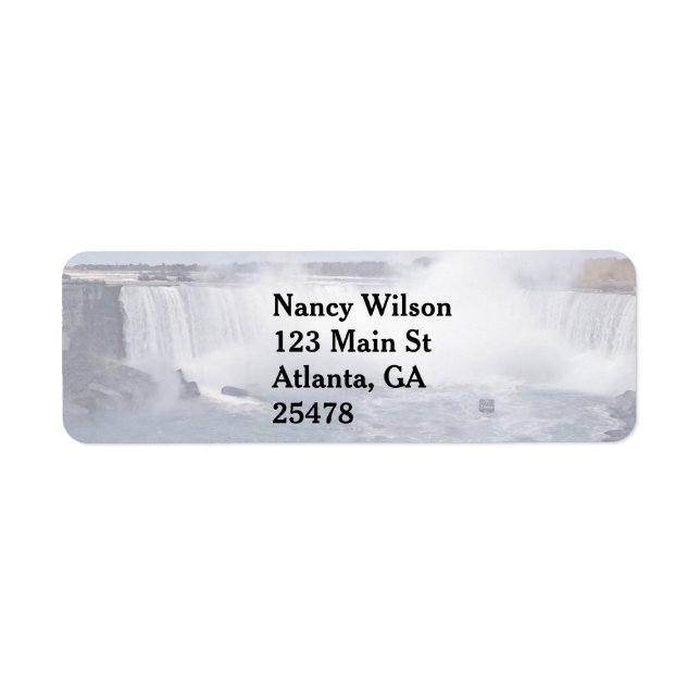 Horseshoe Falls Label (Front)