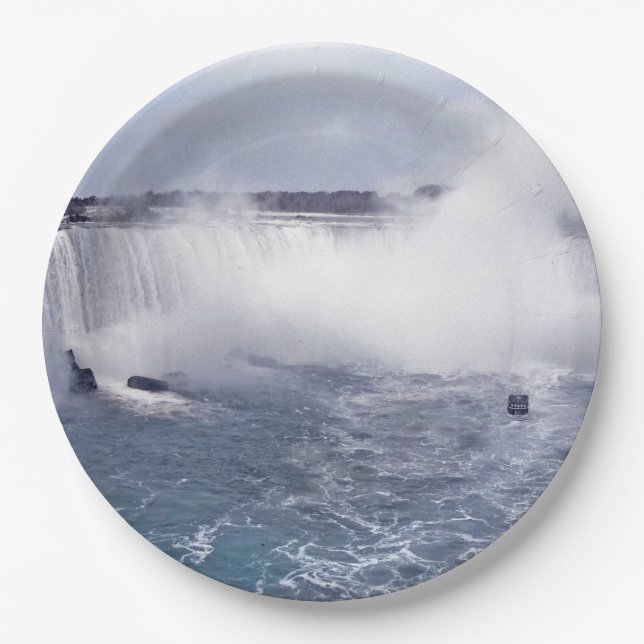 Horseshoe Falls Paper Plates (Front)