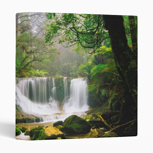 Horseshoe Falls Surrounded by Rainforest 3 Ring Binder