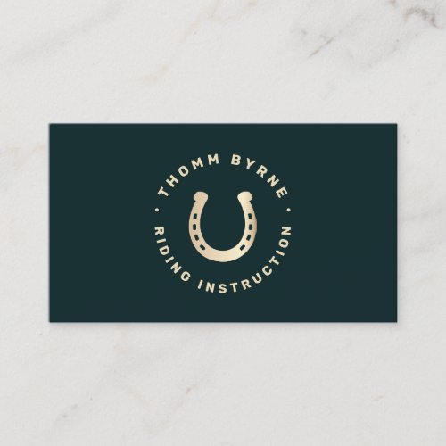 Horseshoe Horse Business Card