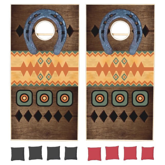 Horseshoe Indian Cornhole Set (Set)