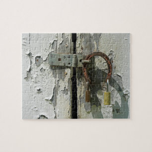 Horseshoe Lock - Chatham Manor Customizable  Jigsaw Puzzle