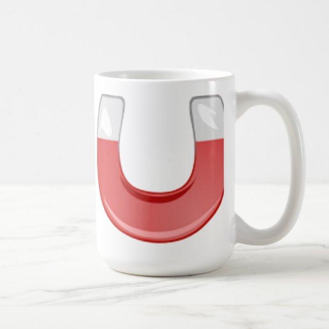 Horseshoe Magnet Coffee Mug (Right)