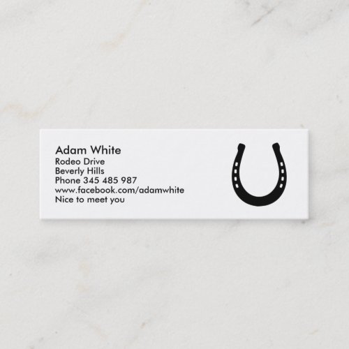 Horseshoe Business Card Templates