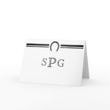 Horseshoe Monogram Stationery