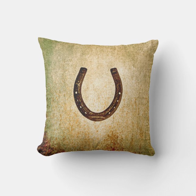 Horseshoe Outdoor Pillow (Front)