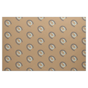 Horseshoe Pattern Print Fabric