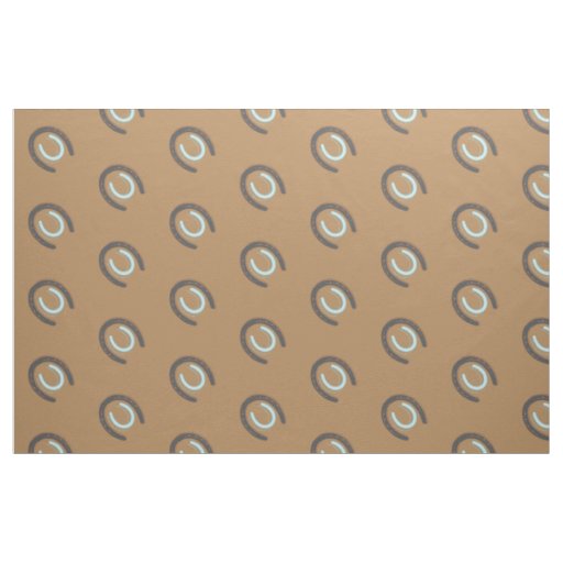 Horseshoe Pattern Print Fabric