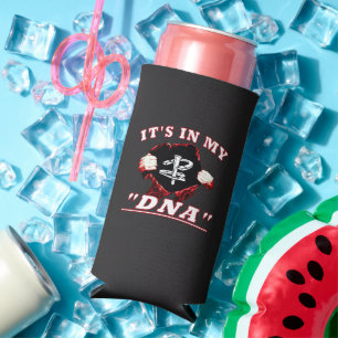 HorseShoe Pitching Coozie - My DNA