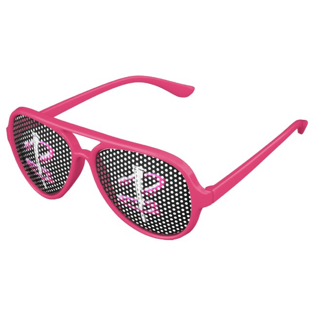 HorseShoe Pitching Party Shades Sunglasses (Angled)