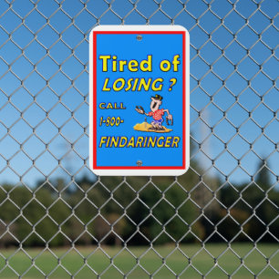 HorseShoe Pitching Yard Sign
