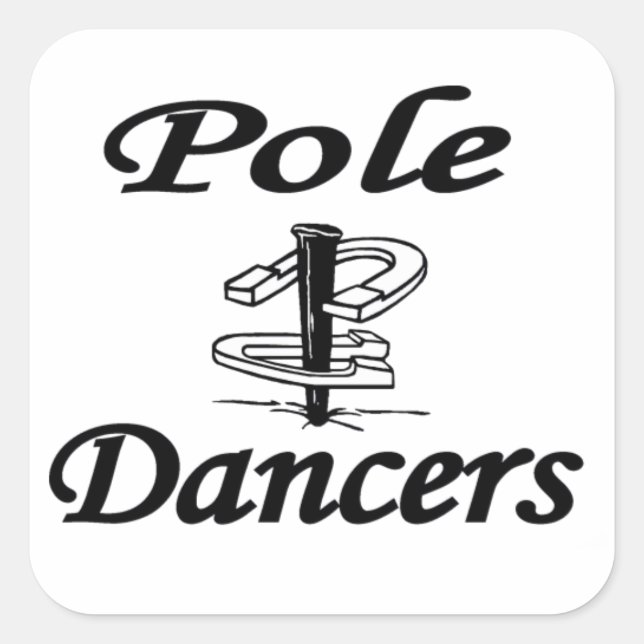 HorseShoe Pole Dancers Stickers (Front)
