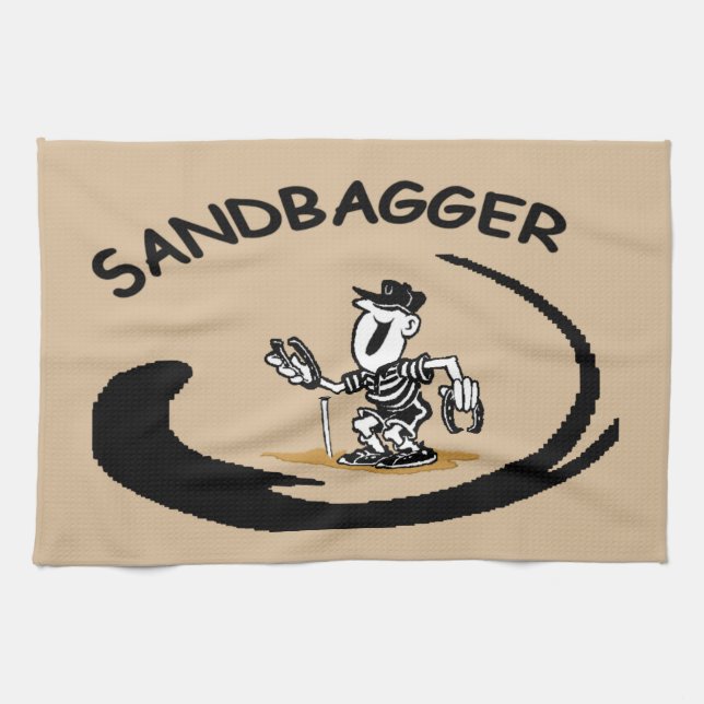 HorseShoe Sandbagger Towel (Horizontal)
