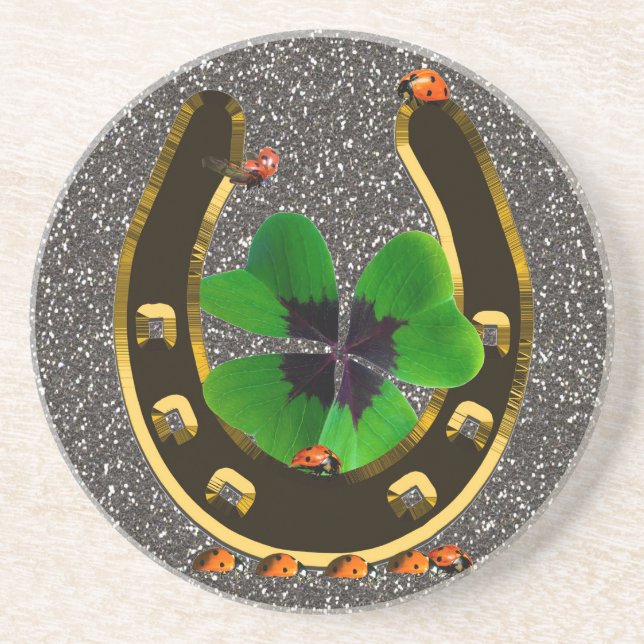 Horseshoe Sandstone Coaster (Front)