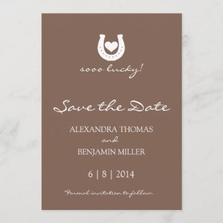 Horseshoe Save the Date