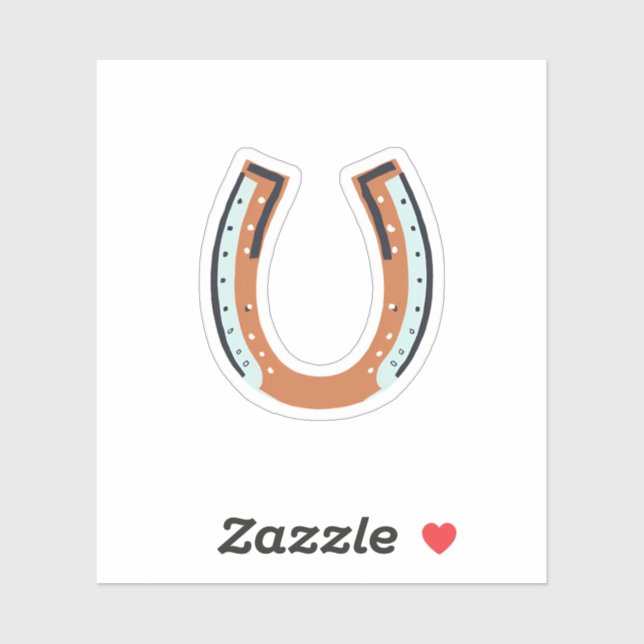 Horseshoe Sticker (Sheet)