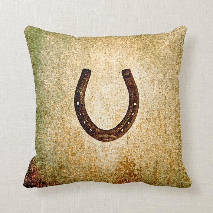 Horseshoe Throw Pillow