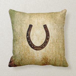 Horseshoe Throw Pillow
