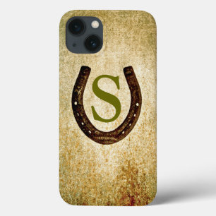 Horseshoe with Monogram to Personalize iPhone 13 Case