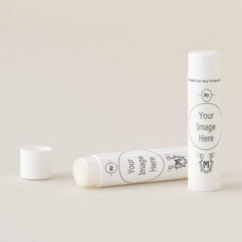 Horseshoe Wrapped in Barbed Wire Monogram Lip Balm
