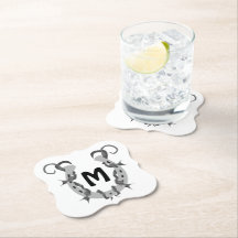 Horseshoe Wrapped in Barbed Wire Monogram