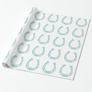 Horseshoe Wrapping Paper by Windmilldesigns at Zazzle