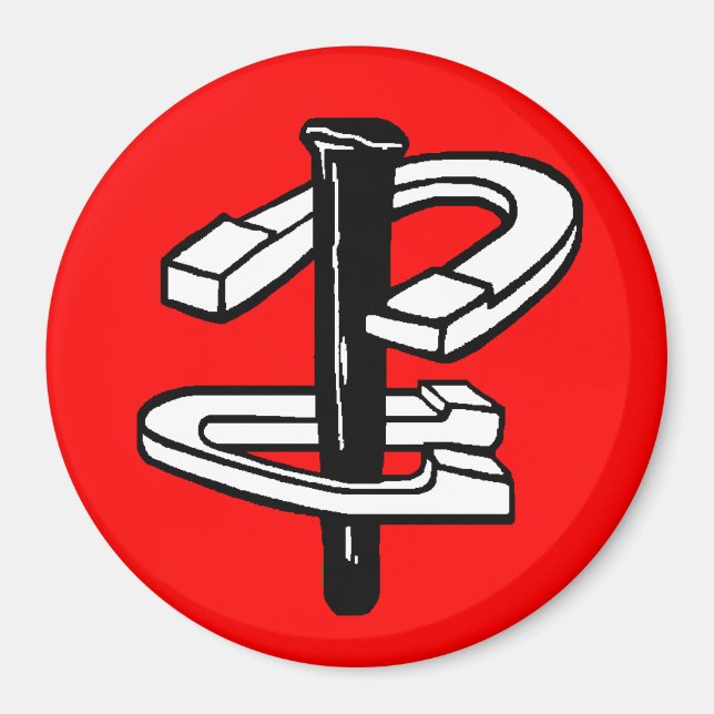 HorseShoes  3" Magnet (Front)