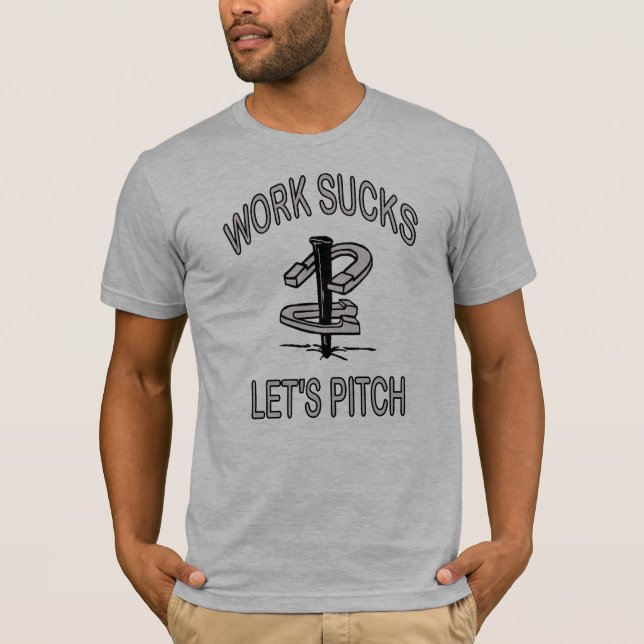 HorseShoes-Basic American Tee (Front)