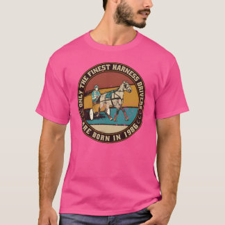 HorsesrottingDrivers born in 1986 Birthday vintage T-Shirt