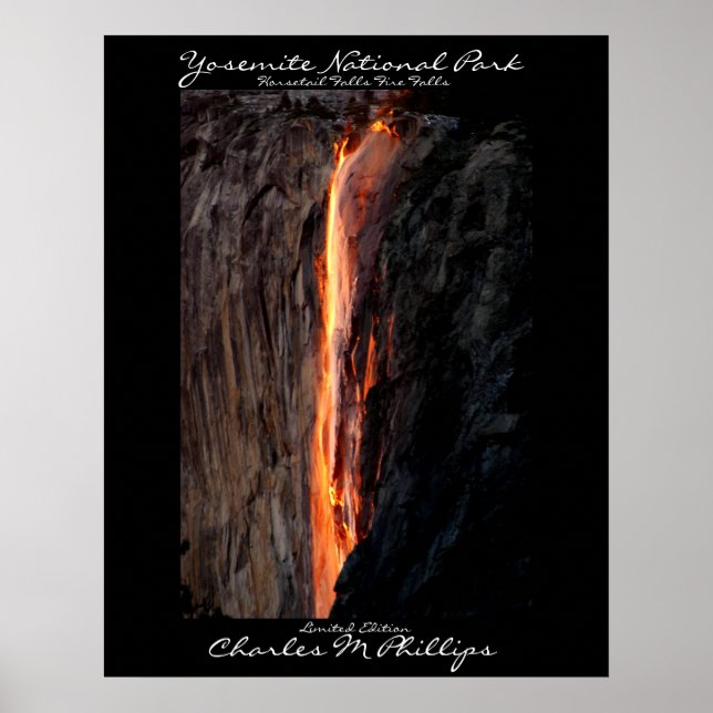 Horsetail  falls Fire Falls Poster (Front)